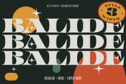 Balide - Display Serif, a Serif Font by Adam Fathony (Thumbnail 1 of 17)