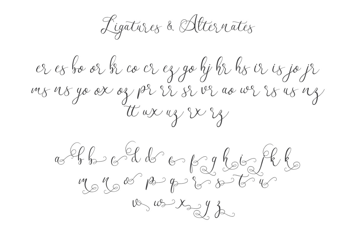 Workaholic Typeface preview 6