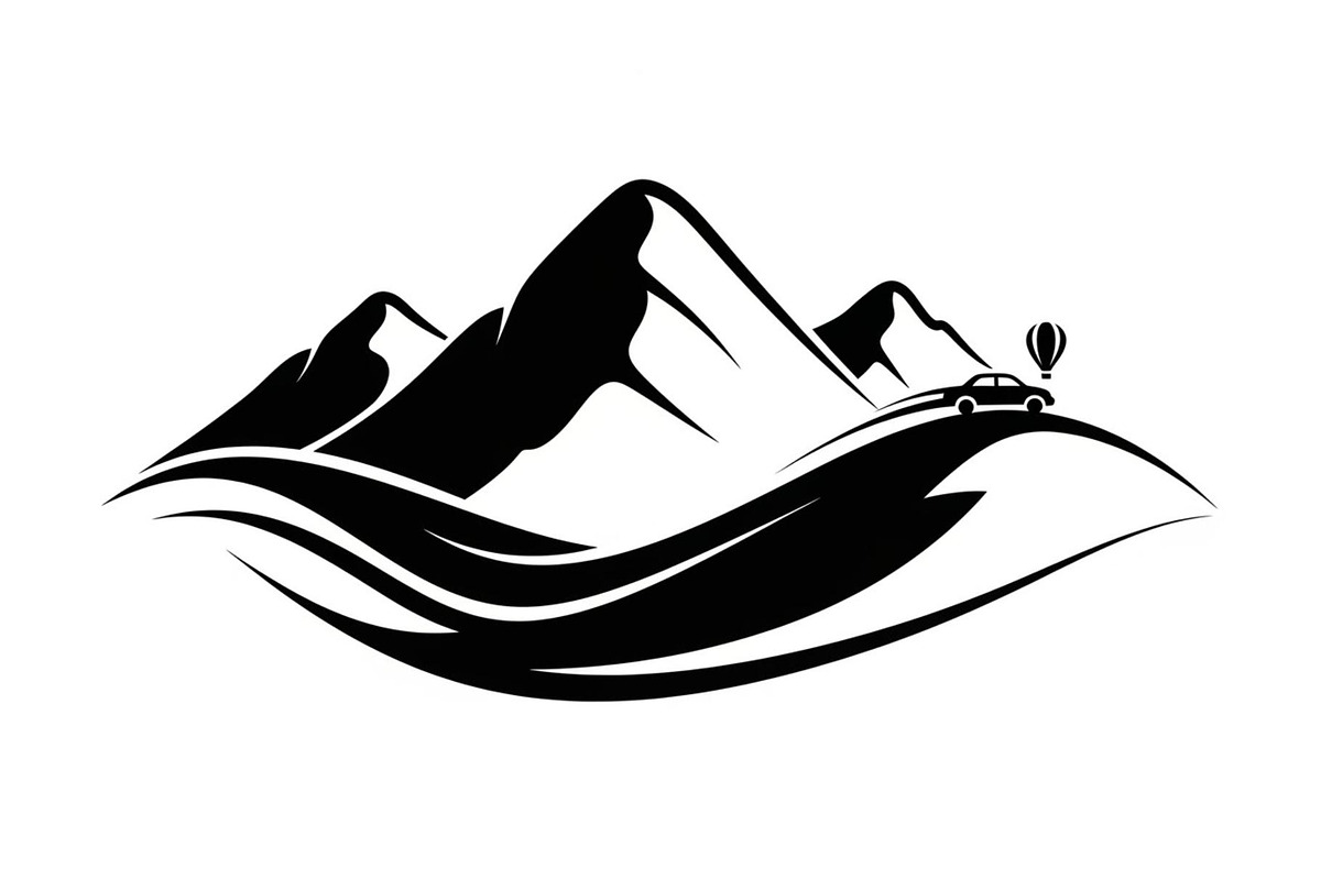 50 Mountain Landscape Silhouette Bun, an Illustration by Designer_Momina (Photo 27 of 51)