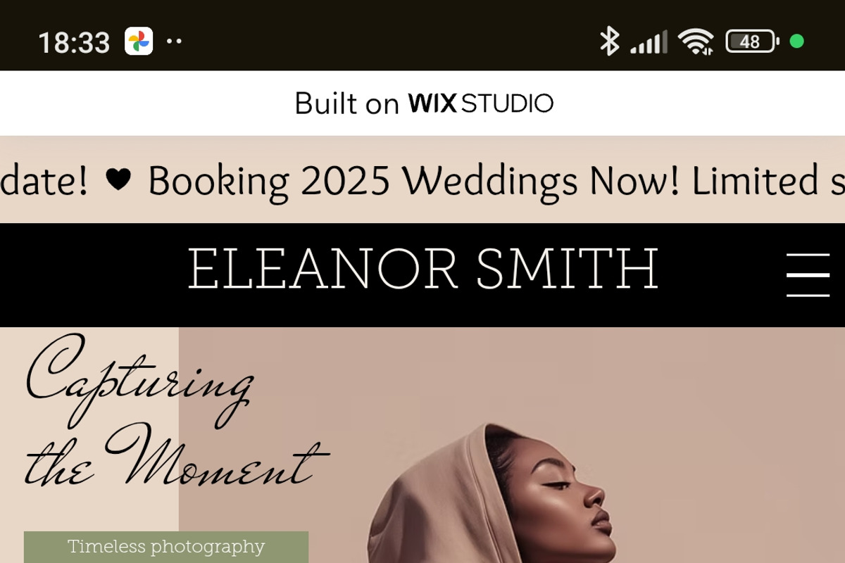 Photographer - Wix Studio Template, a Wix Template by Kitteeh (Photo 10 of 12)
