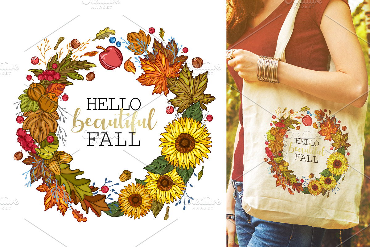 Hello Autumn Collection, a Decorative Illustration by VioSilent (Photo 6 of 10)