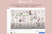 65+ Pinterest Templates + 3 BONUSES, a Social Media Template by SocialStyleTemplates (Thumbnail 6 of 8)