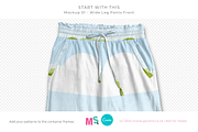 Wide Leg Cotton Pants Canva Mockup, a Bottom Mockup by Mockup Scene (Thumbnail 7 of 16)