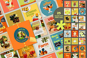 Perfect Taste Social Media Kit, a Social Media Template by Cat In Colour (Thumbnail 5 of 8)