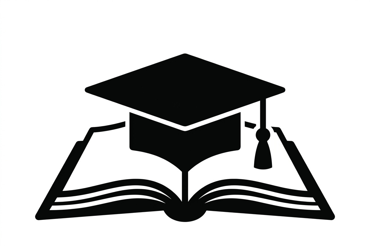 50 Graduation Cap and Book, an Education Illustration by Amazin_art (Photo 15 of 28)