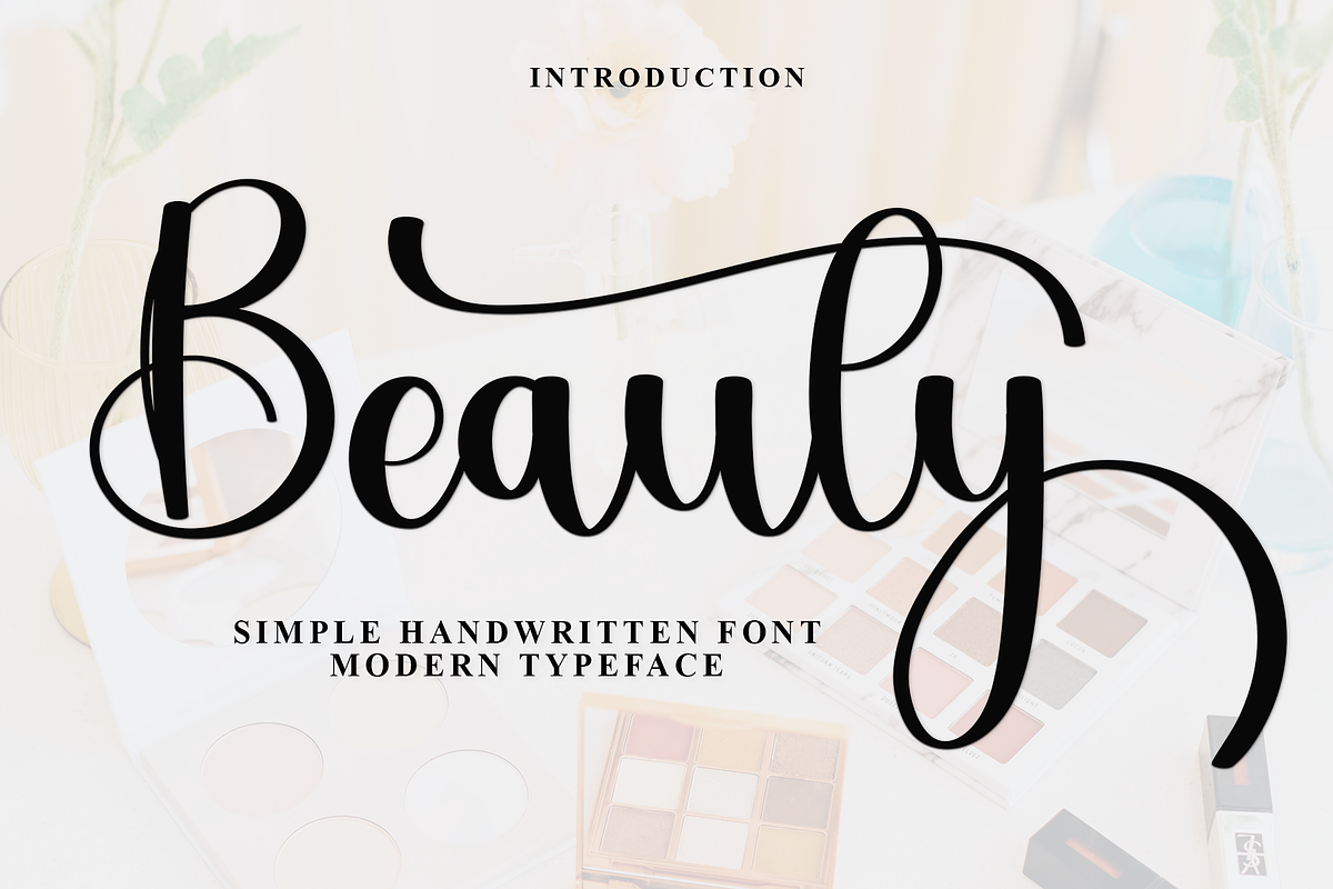Beauty, a Handwritten Font by InermediaSTUDIO (Photo 1 of 8)