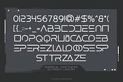 Zoqula – Futuristic Font, a Font by Flawless And Co (Thumbnail 9 of 10)