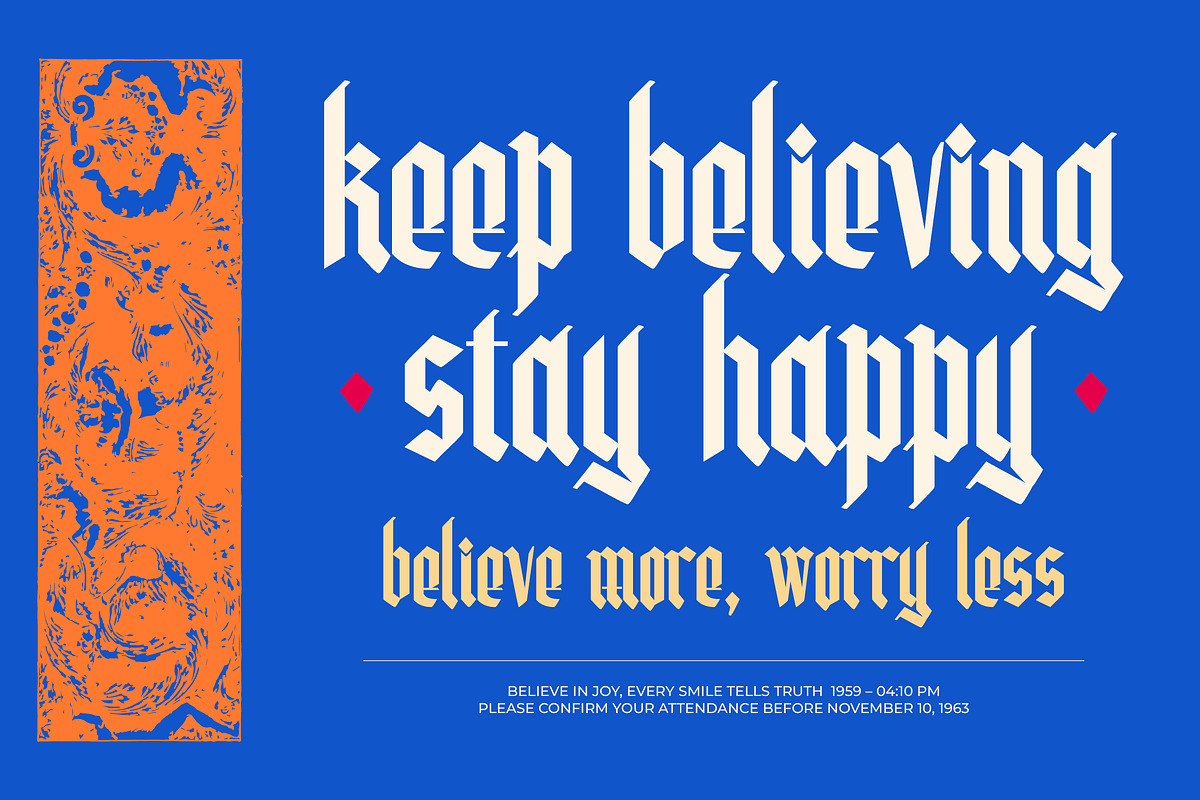 Ashenpiky Modern Blackletter Fonts, a Serif Font by Jaruka (Photo 7 of 10)