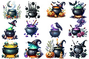 Halloween witch cauldron Clipart, an Illustration by Designworld (Thumbnail 2 of 5)