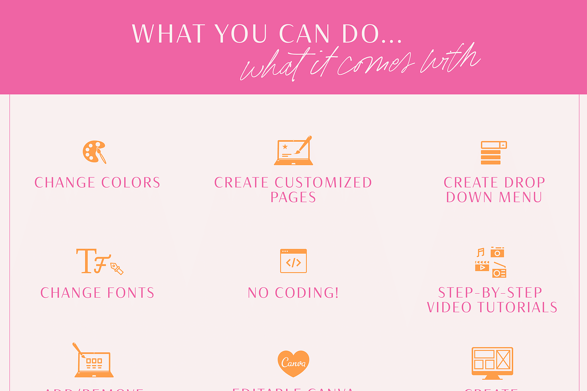 Bright Pink Retro Shopify Theme, a Shopify Template by Macarons and Mimosas (Photo 6 of 11)