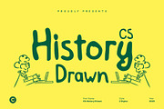 CS History Drawn, a Sans Serif Font by Craft Supply Co. (Thumbnail 1 of 8)