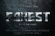 FOREST, a Font by herulogo (Thumbnail 1 of 5)