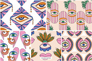 Evil Eyes Graphics Posters Patterns, a Graphic by Youandigraphics (Thumbnail 12 of 15)