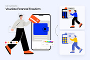 Credit Card Illustration Art Set, a Finance Illustration by Creative Stall (Thumbnail 3 of 9)