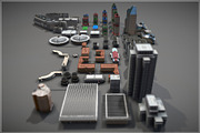 Buildings Pack, an Architecture 3D Model by Beatheart Creative Studio (Thumbnail 3 of 15)