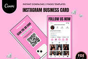 2023 Instagram Business Card, a Social Media Template by Foedesigner (Thumbnail 1 of 4)
