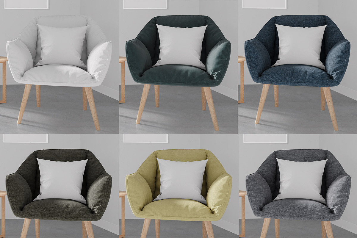 Fabric and interior mockup set, a Product Mockup by Easy Mocks (Photo 6 of 7)