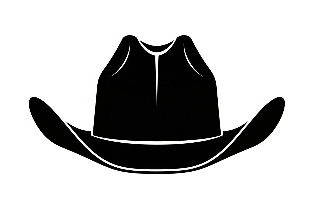 Minimal Cowboy Hat Silhouette Bundle, an Illustration by Designs_River (Photo 14 of 51)