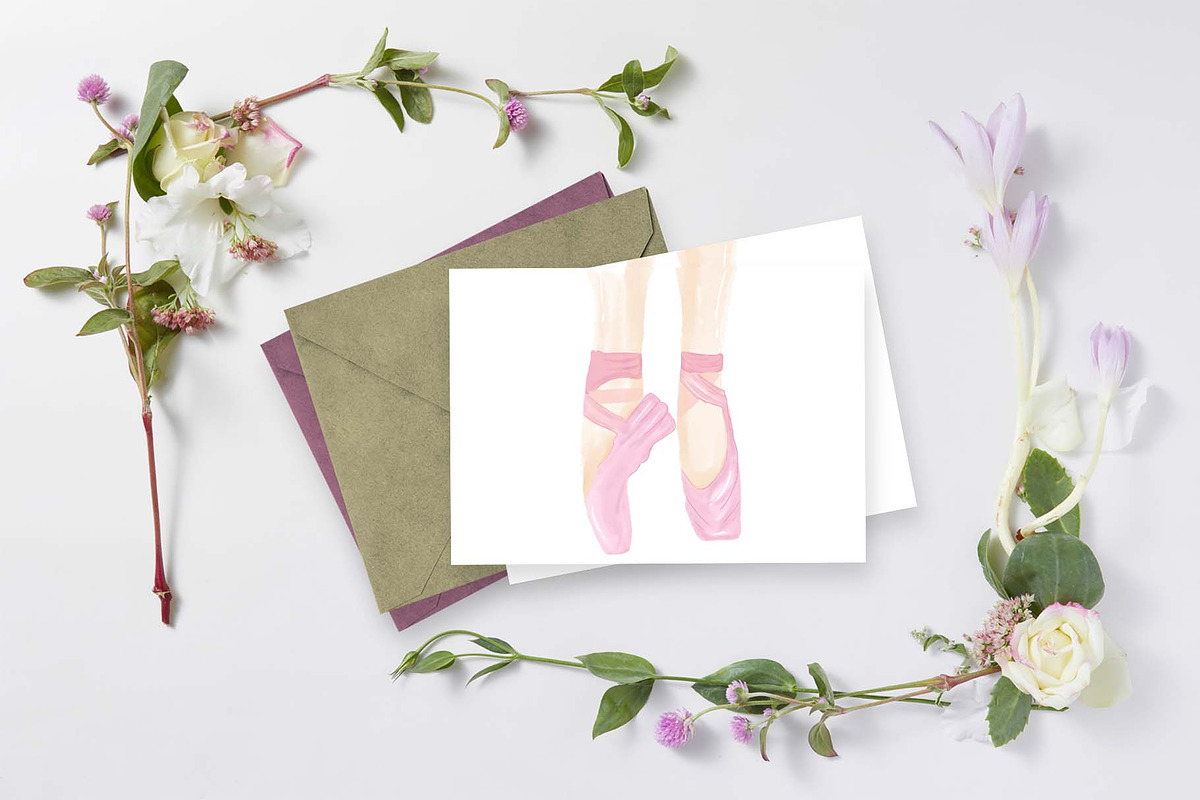 Painting Ballerina Shoes Bundle, a Background Graphic by bungamustia (Photo 2 of 13)