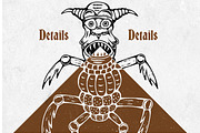 Medieval Monsters Vol 1, a Decorative Illustration by Tekuni (Thumbnail 4 of 14)
