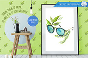 200 Tropical Watercolor Clipart, a Food Illustration by LilyBoo Clipart (Thumbnail 5 of 8)