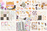Whale shop bundle Baby animals, an Animal Illustration by OxanaTally (Thumbnail 10 of 24)