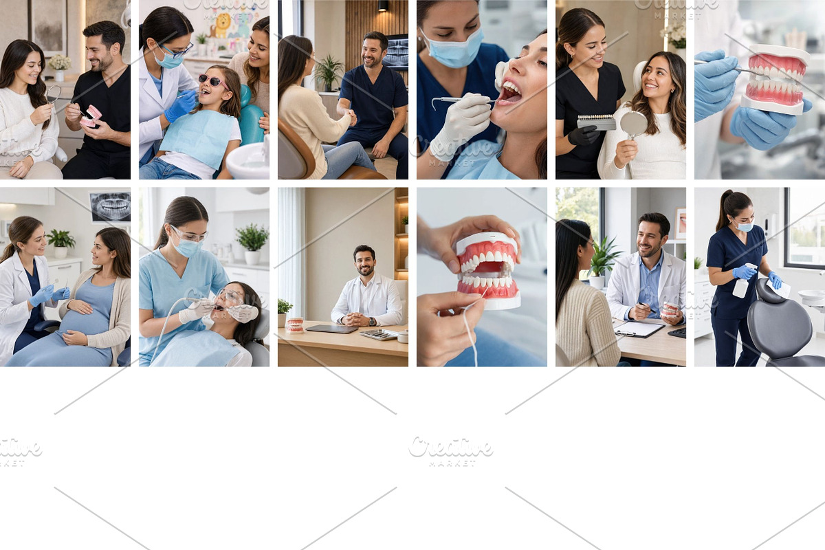 80 Dentist Stock Photo Bundle, a Health & Medical Photo by Selenique Studio (Photo 10 of 10)