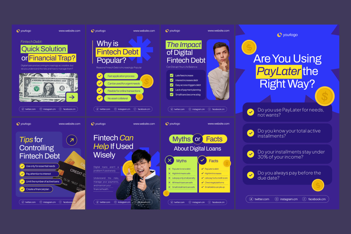 Credit Score Education Carousel, a Social Media Template by twinstd (Photo 4 of 5)