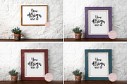 Rustic Picture Frame Mockup Bundle, a Product Mockup by wings of design (Thumbnail 5 of 9)