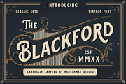 Blackford - Vintage Classic Font, a Font by Nurrehmet Studio (Thumbnail 1 of 5)