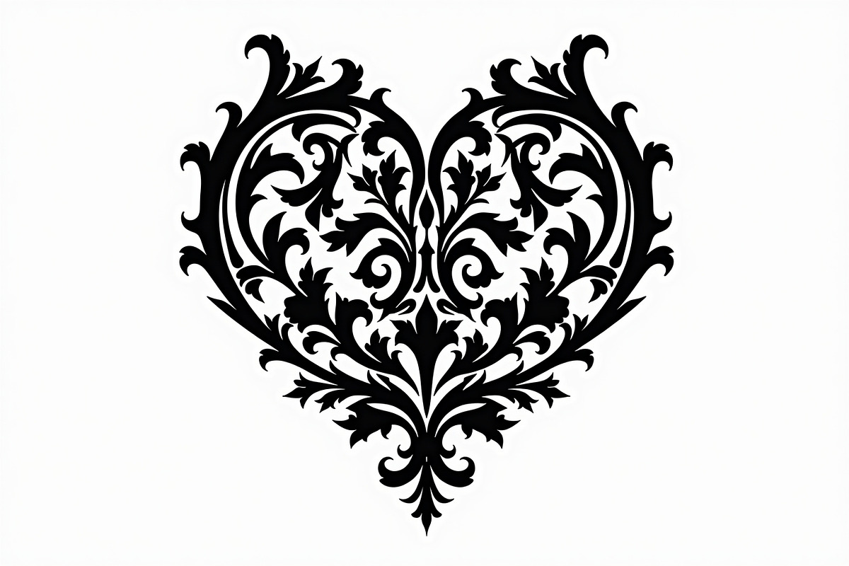 Vintage Heart Vector Design, an Illustration by Creativeshirt (Photo 15 of 21)