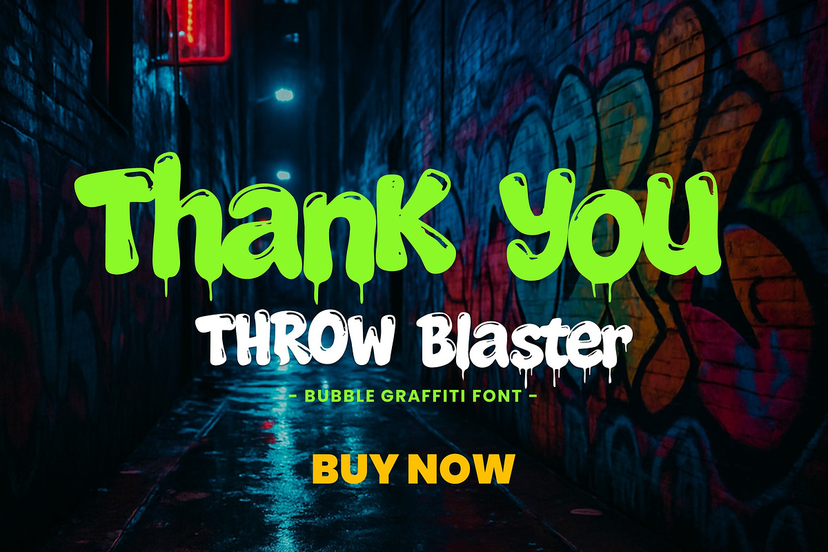 Bubble Graffiti Font, a Script Font by Art StoreID (Photo 12 of 12)