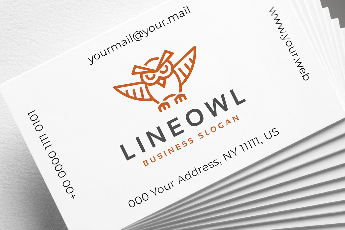 Line Smart Owl Logo, a Branding & Logo Template by Design_Planet (Photo 2 of 4)