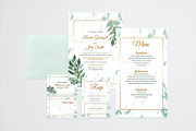 Marble & Floral Wedding Suite, an Invitation Template by Design with Qurat (Thumbnail 4 of 5)