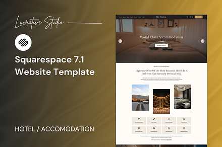 Hotel Squarespace Website Template