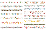 Christmas Lights Border Clipart, a Decorative Illustration by stickermadness (Thumbnail 3 of 3)