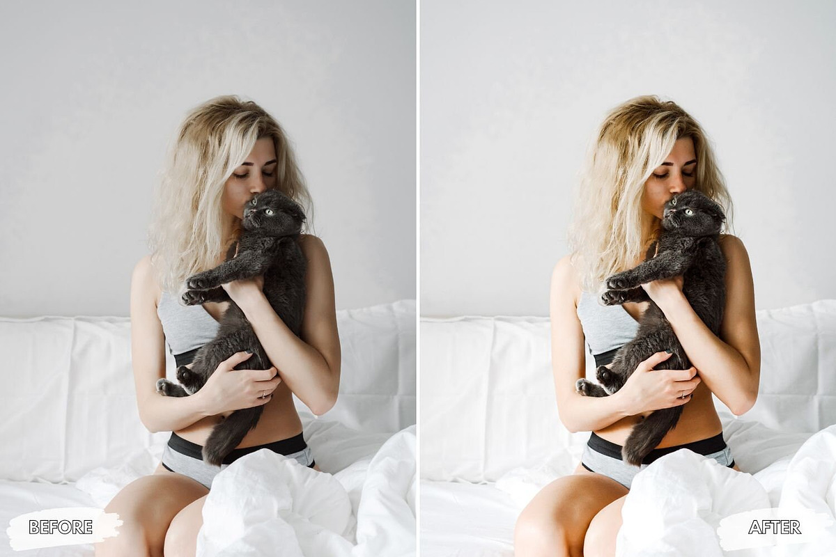 10 Curious Cat Lightroom Presets, a Preset Add-On by LucaTheme (Photo 7 of 9)