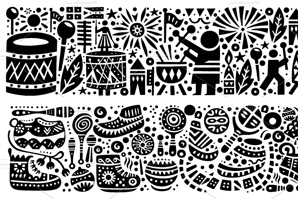 Outdoor Illustration, Tribal Folk, a Decorative Illustration by devastd (Photo 20 of 27)