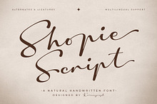 Shopie Script – Natural Handwritten