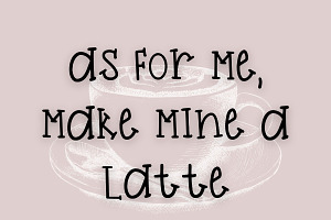 Latte Handwritten Font