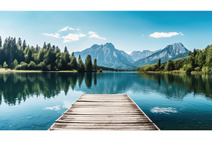 travel vacation summer background ai, a Holiday Photo by pikepicture