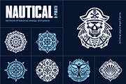 Nautical and Pirate Symbols, a Solid Icon by Creative Stall (Thumbnail 1 of 10)