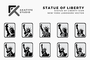 Statue of Liberty Vector Icon, a Solid Icon by Akatype Studio (Thumbnail 1 of 3)
