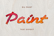 Oil Paint Text Effect, a Layer Style Add-On by studiogstock (Thumbnail 1 of 2)
