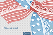 Coquette Bow 4th of July Clipart, a Decorative Illustration by creationsbyapuruh (Thumbnail 4 of 8)