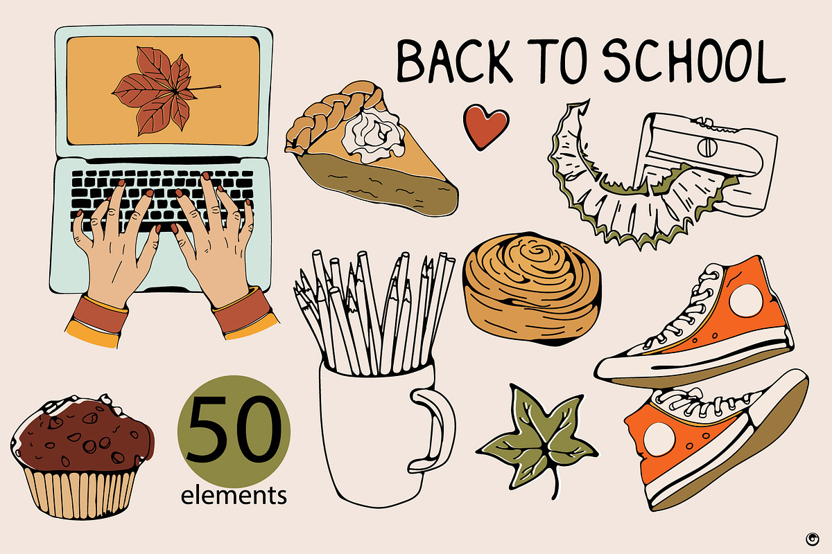 Back to school, an Object Illustration by Olillia (Photo 3 of 5)