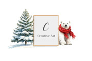 Christmas Winter Clipart Bundle, an Illustration by Creative Art (Thumbnail 9 of 9)