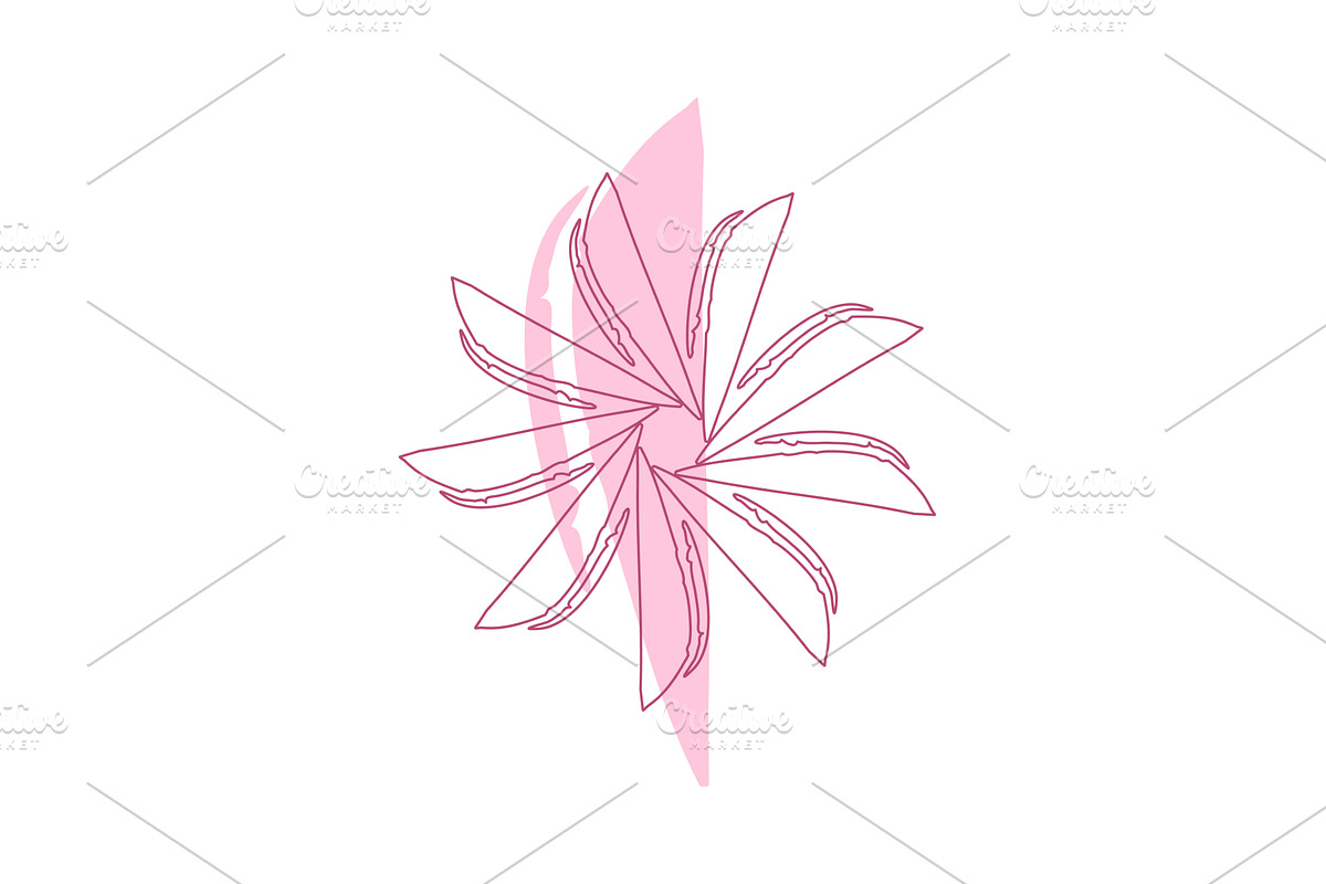 Delicate abstract blossom, an Object Illustration by okskukuruza
