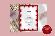 Pink Waves Menu Template, a Stationery Template by ForeverPrint (Thumbnail 5 of 12)