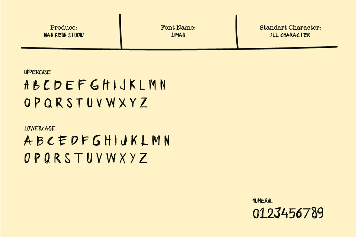 Limau – Authentic Handwriting, a Handwritten Font by Nian Keun Studio (Photo 3 of 10)